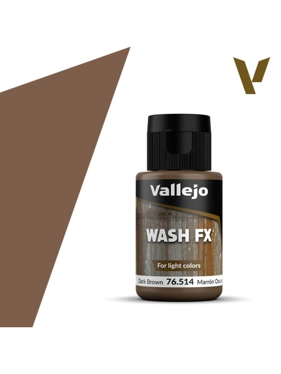 Marrón Oscuro Model Wash FX Vallejo 35ml (76514)