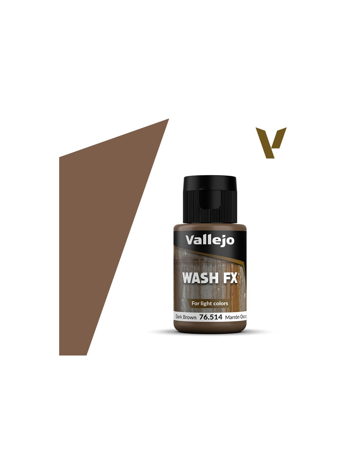 Marrón Oscuro Model Wash FX Vallejo 35ml (76514)