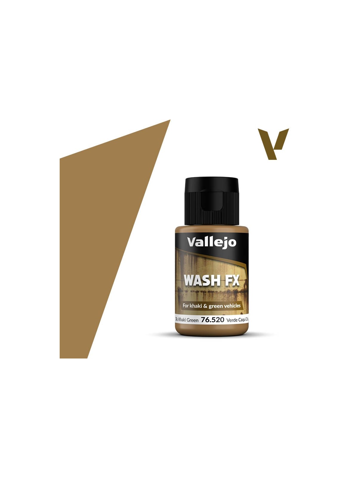 Verde Caqui Oscuro Model Wash FX Vallejo 35ml (76520)