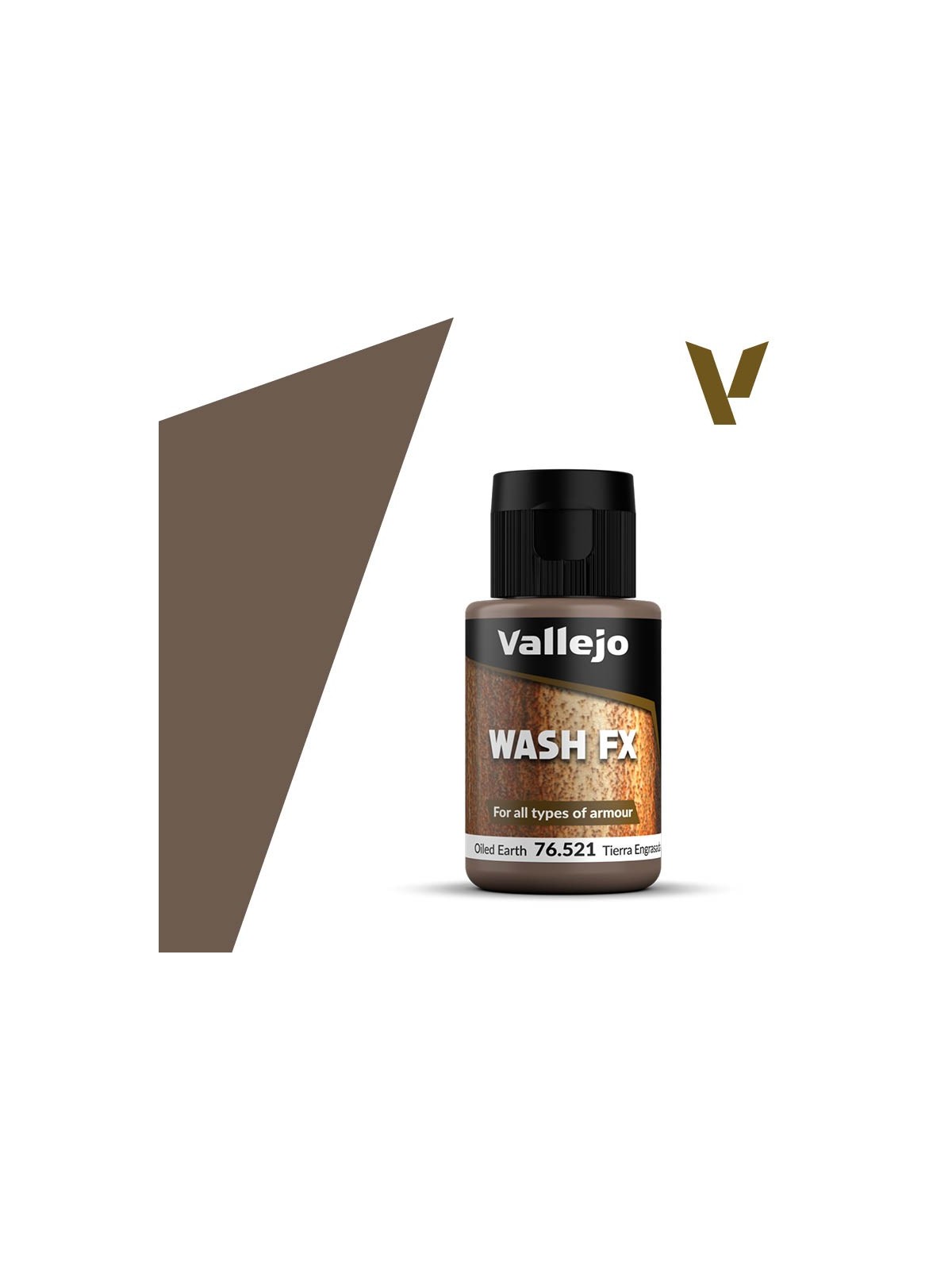 Tierra Engrasada Oscuro Model Wash FX Vallejo 35ml (76521)
