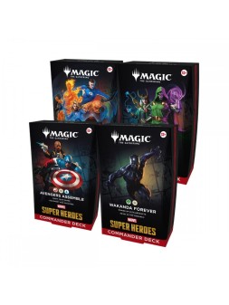 Magic the Gathering: Marvel Super Heroes Display Commander Deck (Inglés)