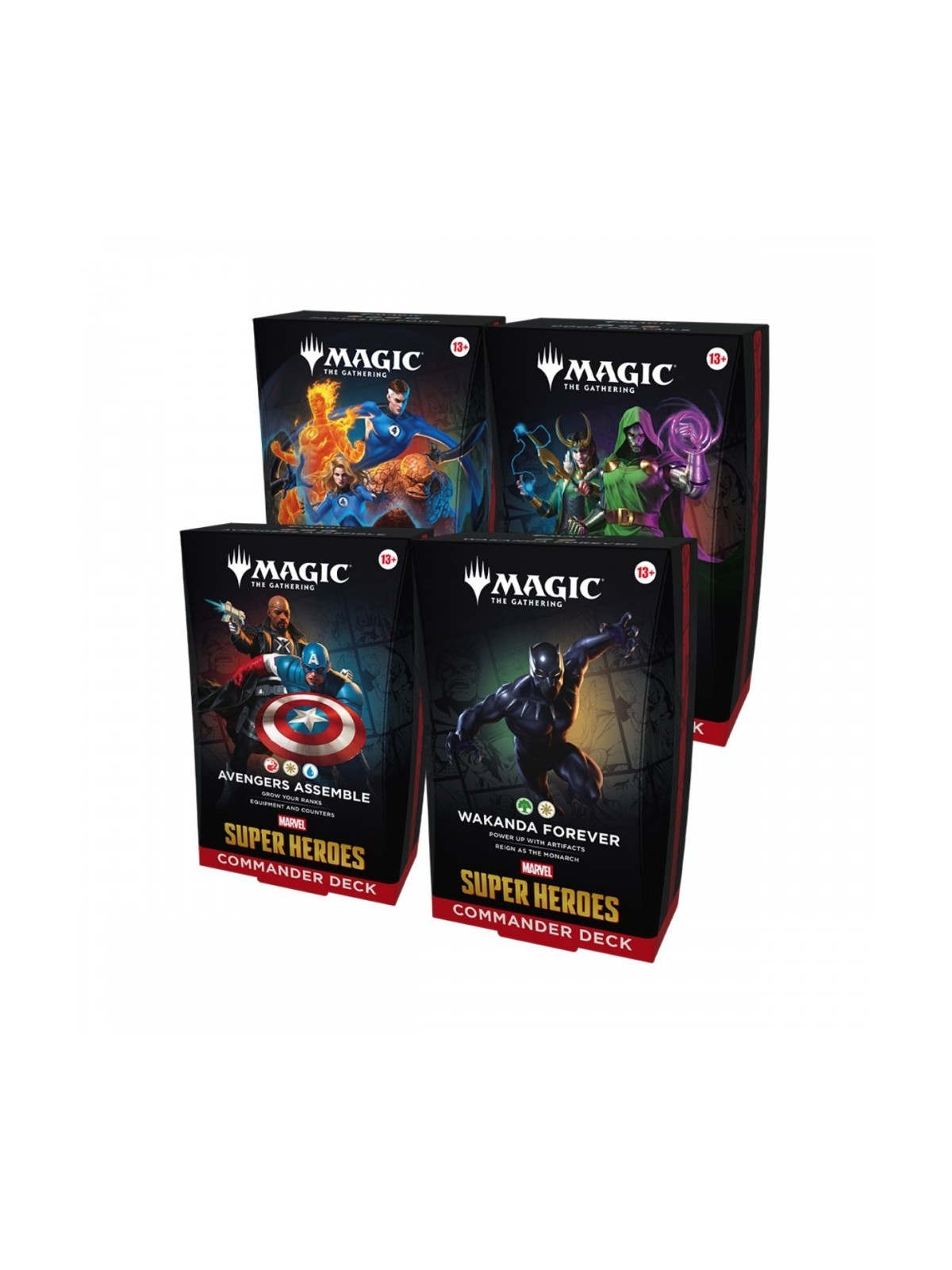 Magic the Gathering: Marvel Super Heroes Display Commander Deck (Inglés)
