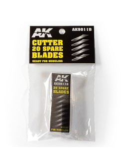 Cúter con 20 Cuchillas de Repuesto (AK9011B)