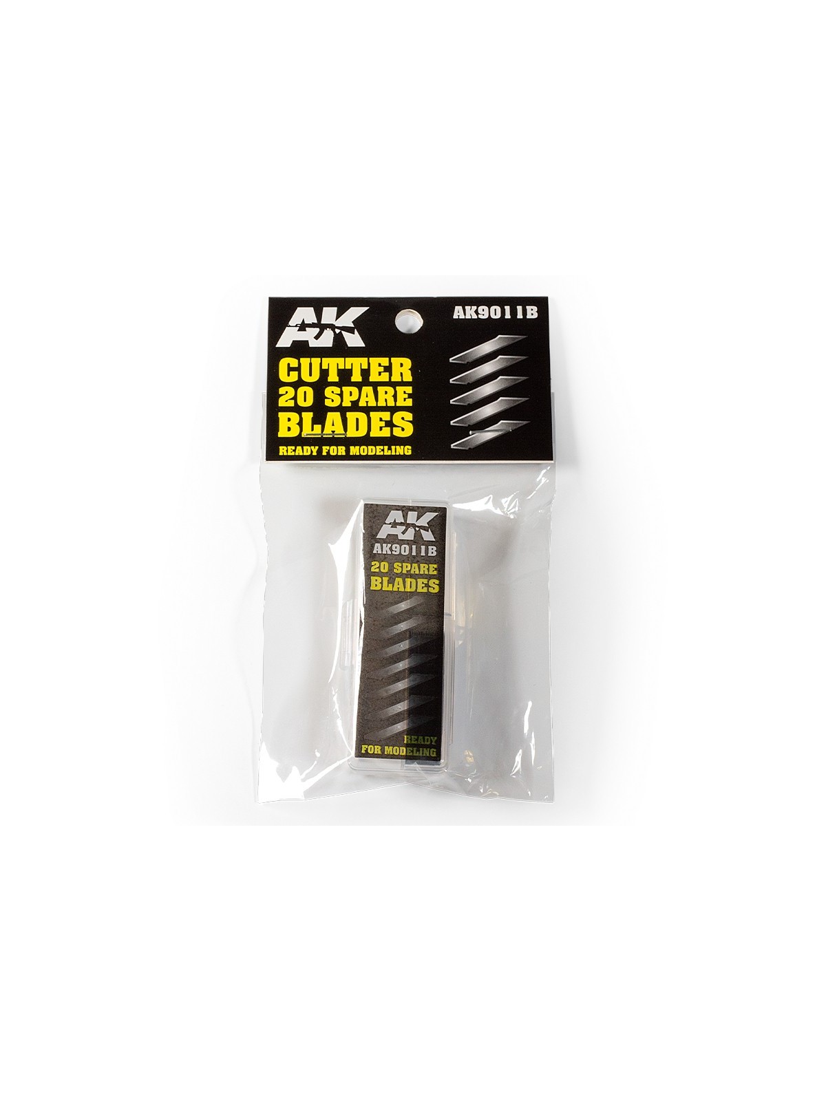 Cúter con 20 Cuchillas de Repuesto (AK9011B)