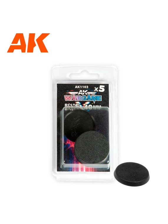 Peana Redonda 40mm X5 Unidades (AK1103)