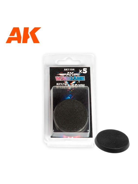 Peana Redonda 50mm X5 Unidades (AK1104)
