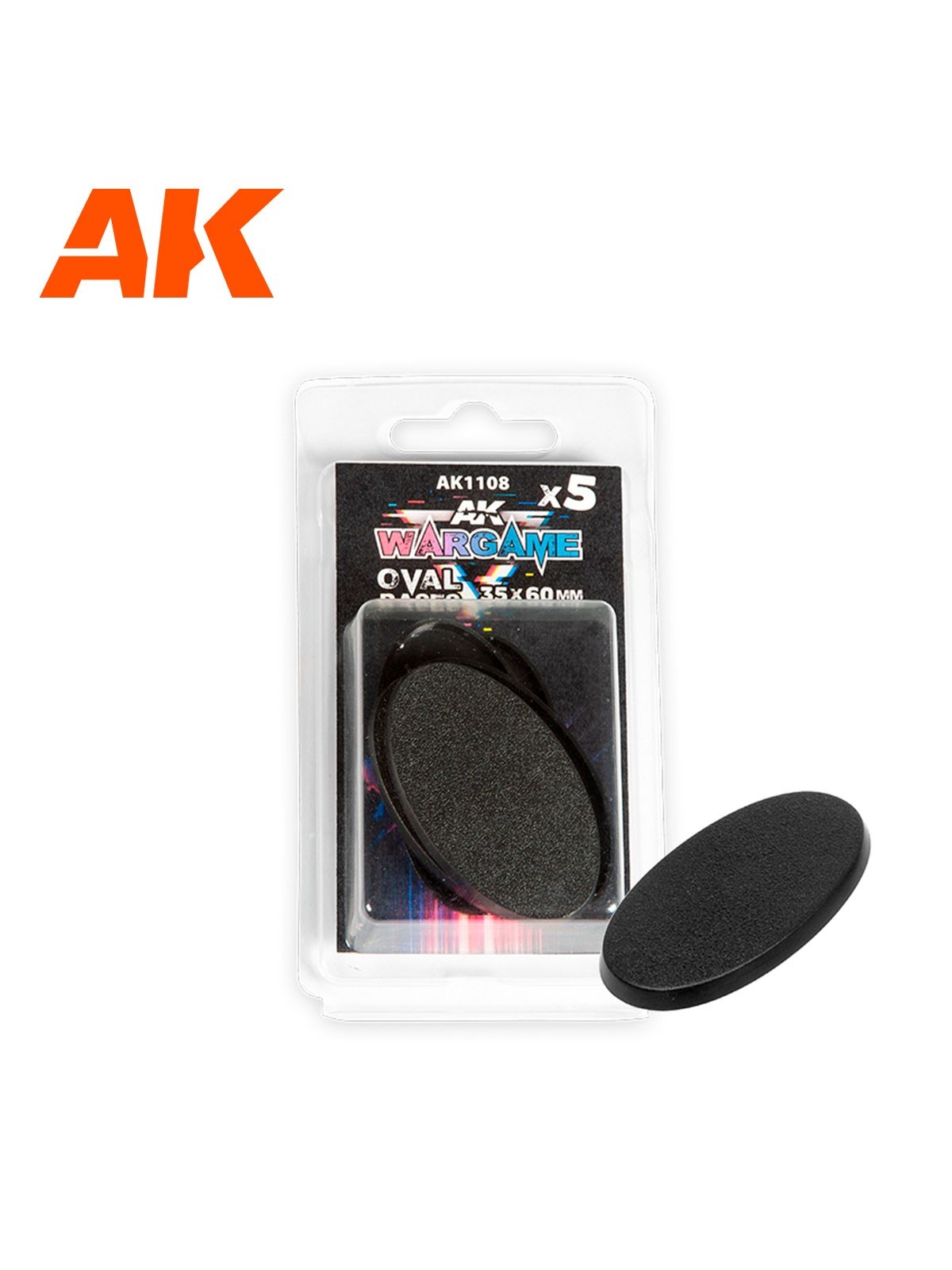 Peana Redonda 35x60mm X5 Unidades (AK1108)