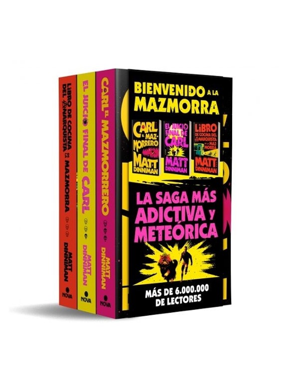 Pack Bienvenido a la Mazmorra: Carl el Mazmorreo, El Juicio Final de Carl, El Libro de Cocina del Anarquista