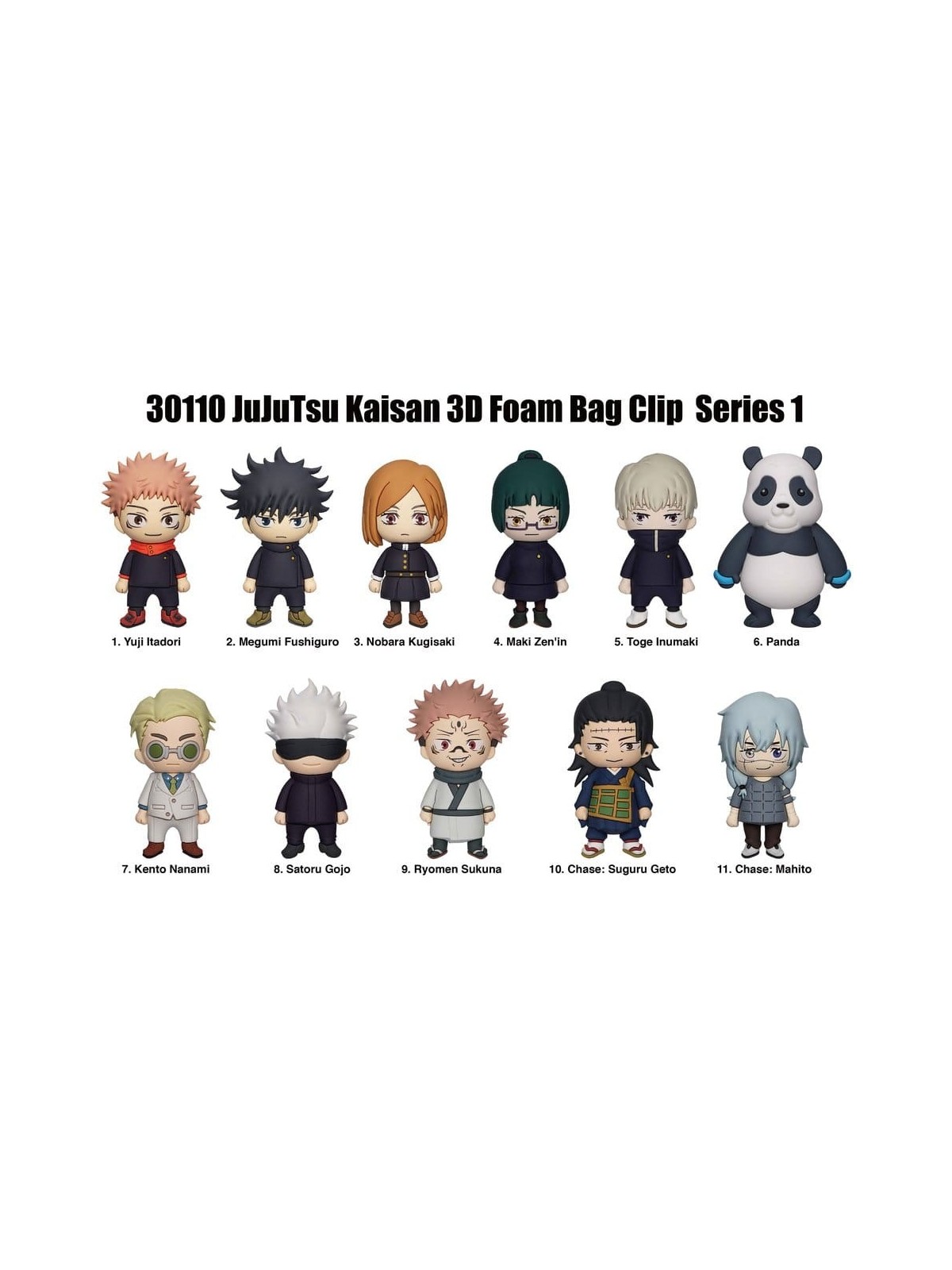 Jujutsu Kaisen 3D Colgante PVC Serie 1 (1)