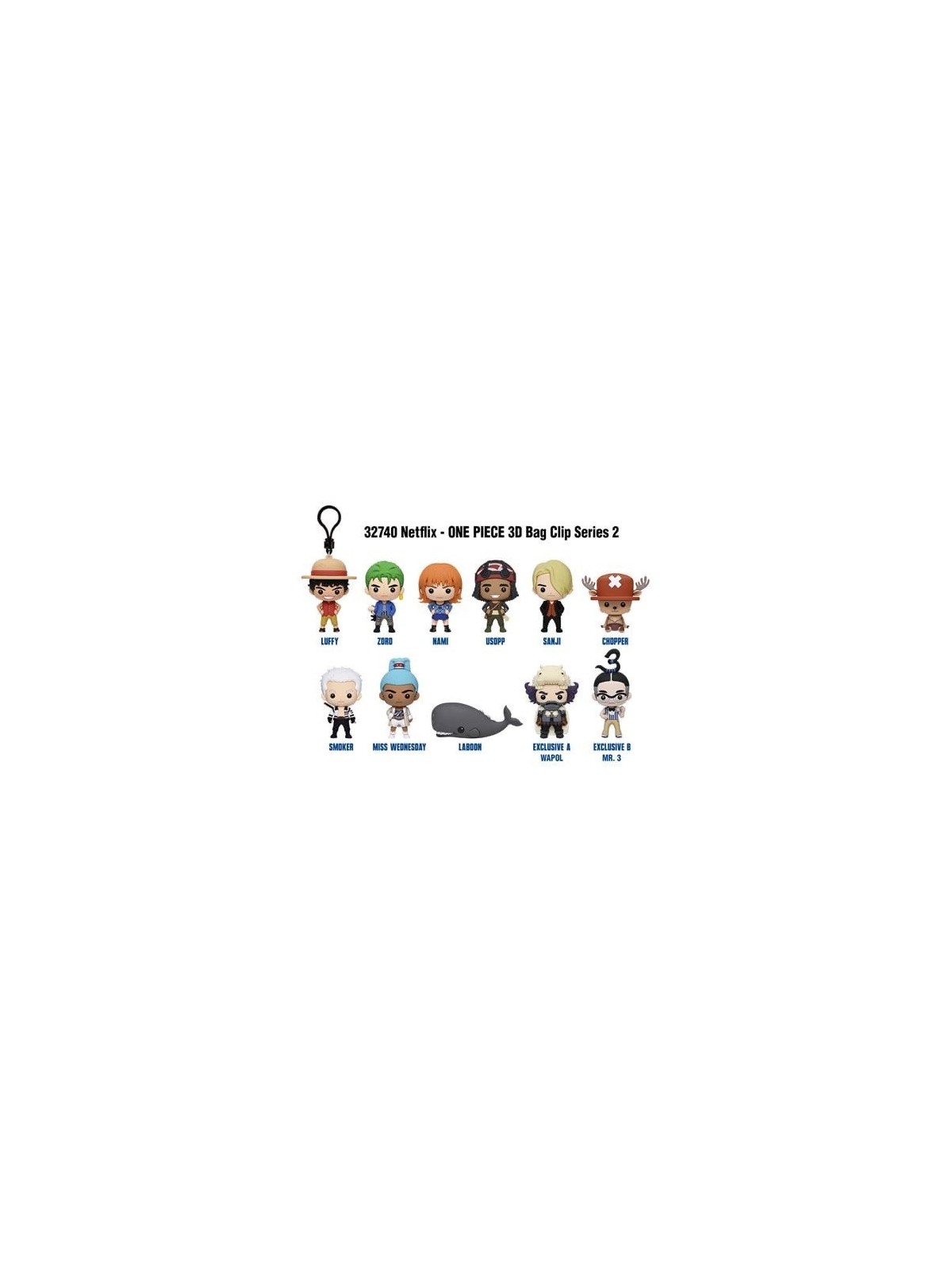 One Piece (2023) 3D Colgantes PVC Series 2 (1)