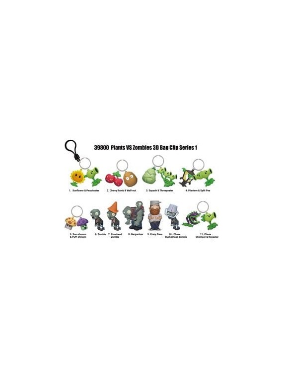 Plants vs. Zombies 3D Colgante Peluche Serie 1 (1)