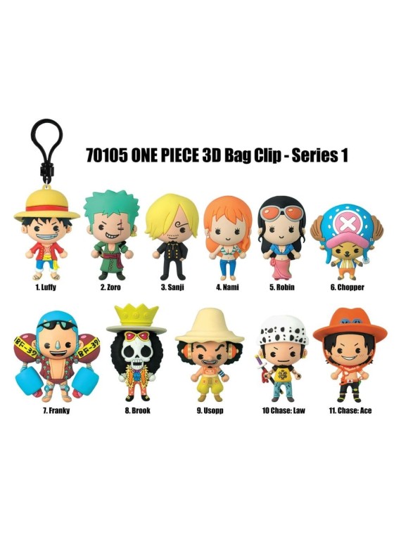 One Piece 3D Colgante PVC Serie 1 (1)