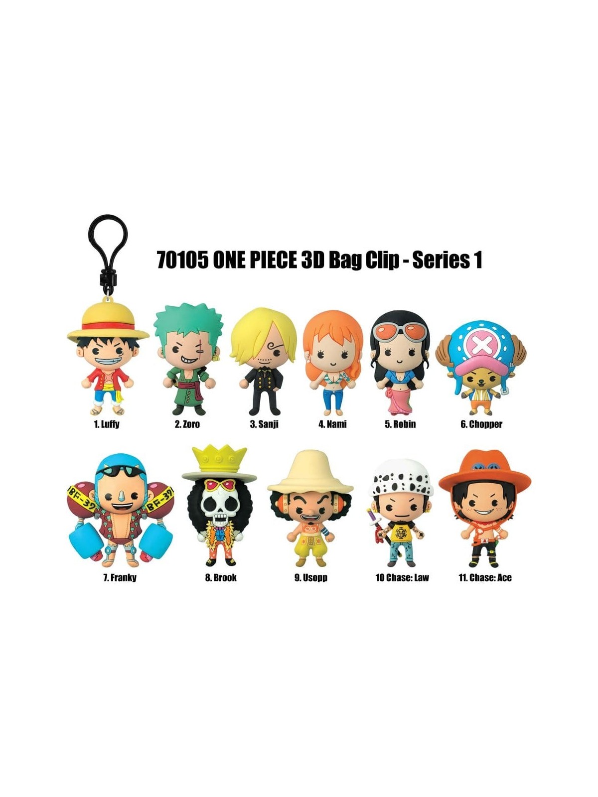 One Piece 3D Colgante PVC Serie 1 (1)