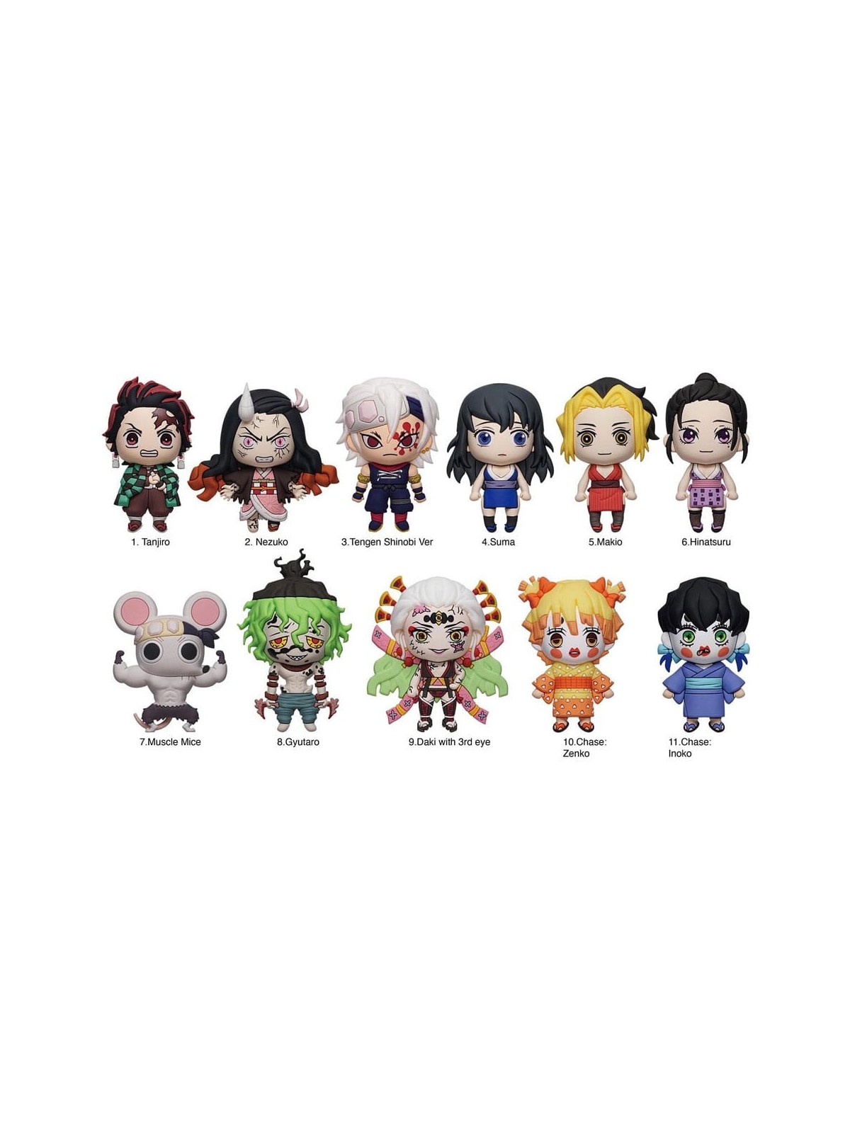 Demon Slayer: Kimetsu no Yaiba Colgante PVC 3D Series 6 (1)