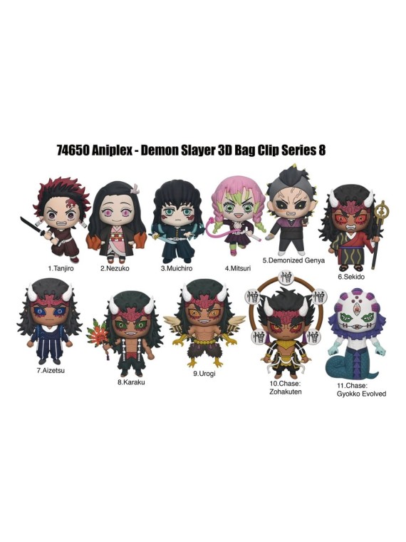 Demon Slayer: Kimetsu no Yaiba - Season 3 3D Colgante Peluche Serie 8 (1)