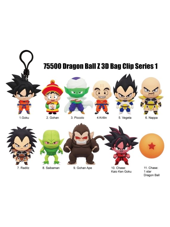 Dragon Ball Z Colgante PVC 3D Serie 1 (1)