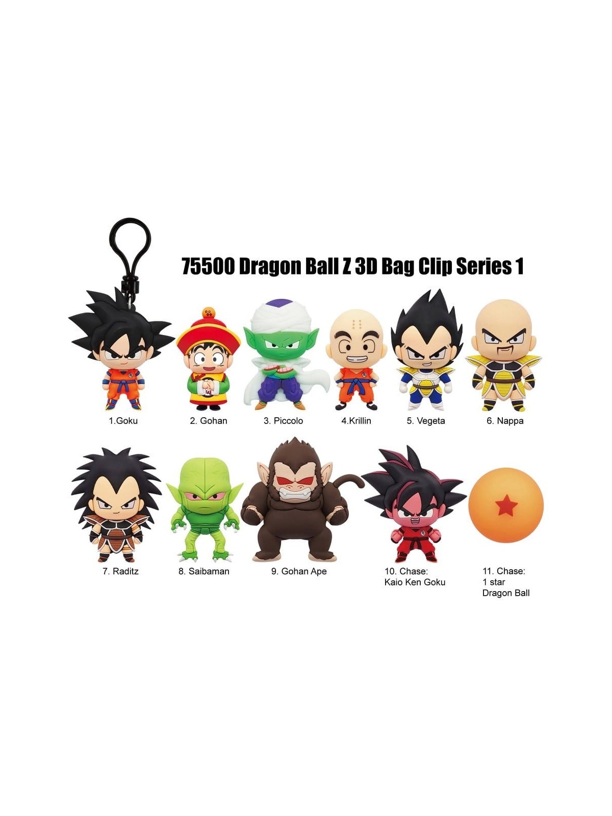 Dragon Ball Z Colgante PVC 3D Serie 1 (1)