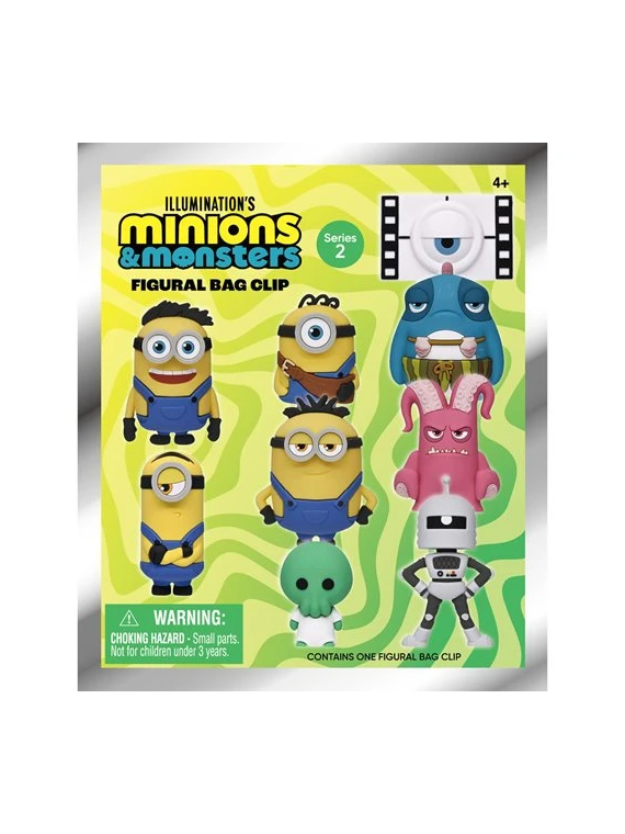Minions: Minions & Monsters Colgante para Bolso de PVC 3D Serie 1 (1)