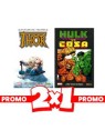 2x1 Hulk vs. La Cosa + Thor - Panini Marvel