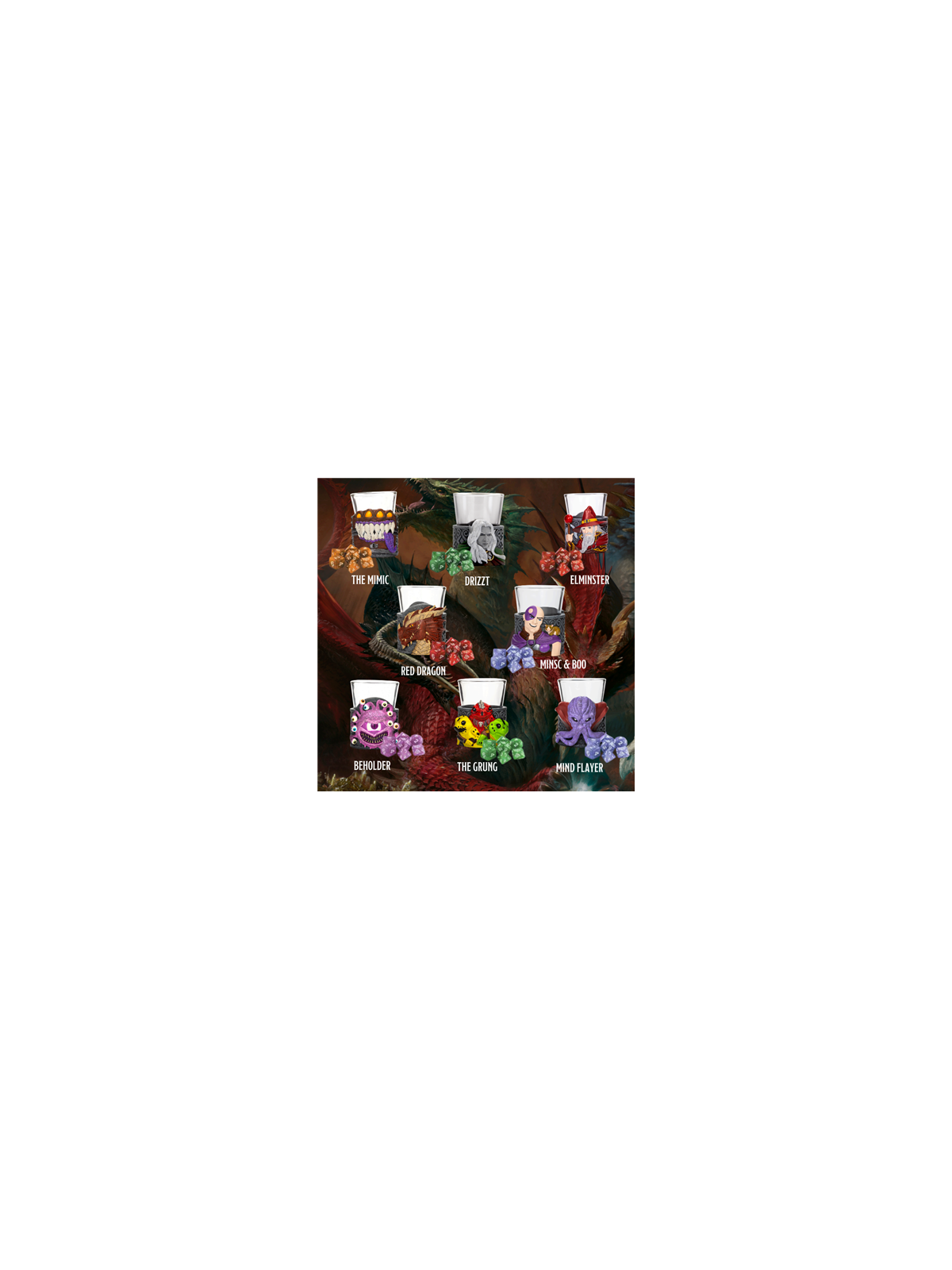 Dungeons & Dragons: Mini Dice Cups PDQ