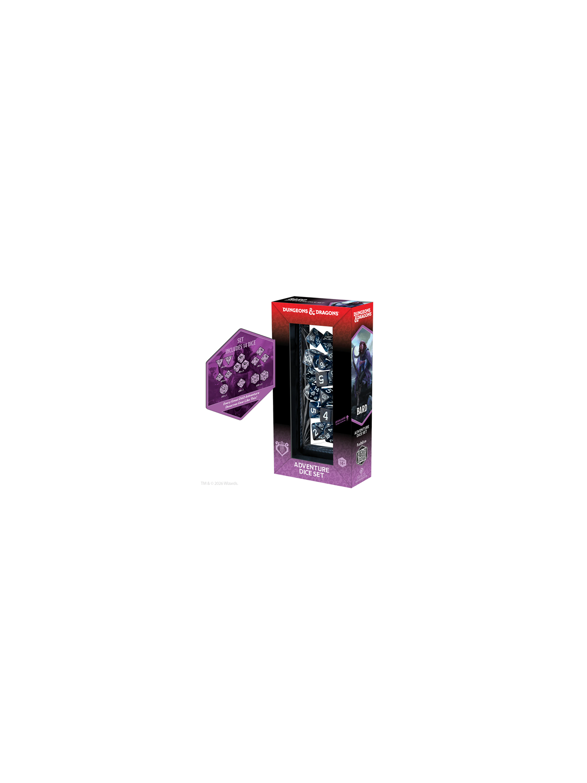 Dungeons & Dragons: Adventure Dice - Bard: Blue, Black
