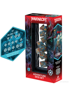 Dungeons & Dragons: Adventure Dice - Cleric: Light Blue, Red