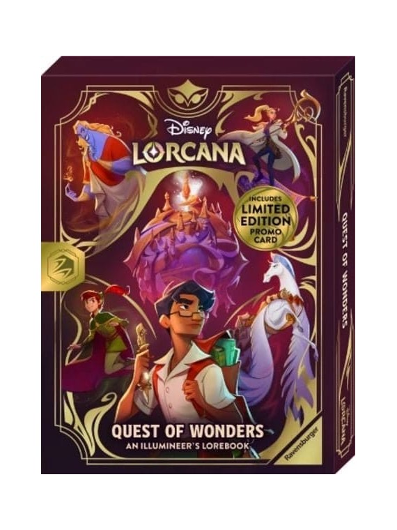 Disney Lorcana TCG: Quest of Wonders - An Illumineer's Lorebook (Inglés)