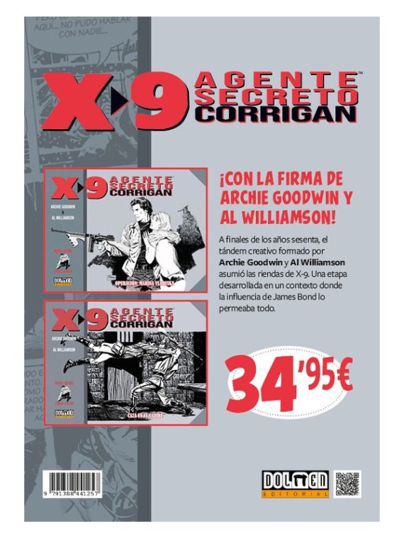 Pack 01 Agente Secreto X-9 - Dolmen Ediciones