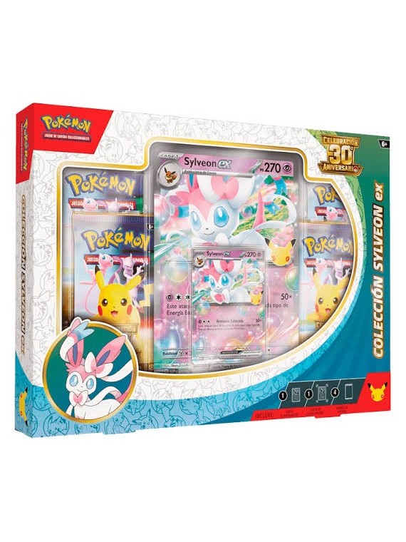 Pokemon TCG: Sylveon Special Box 30 Aniversario