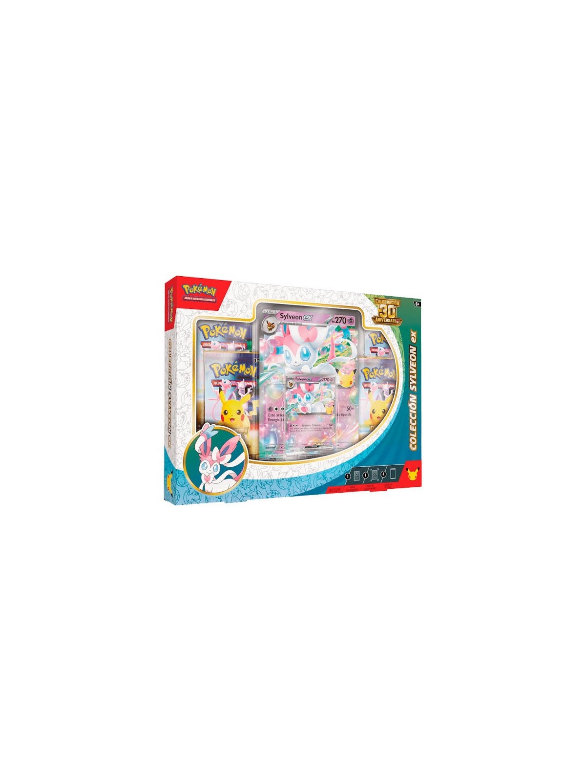 Pokemon TCG: Sylveon Special Box 30 Aniversario