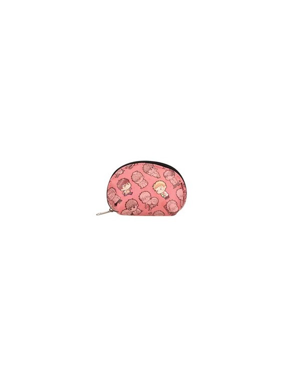 Set Portamanga + Estuche + Portamonedas Megumi to Tsugumi Rosa