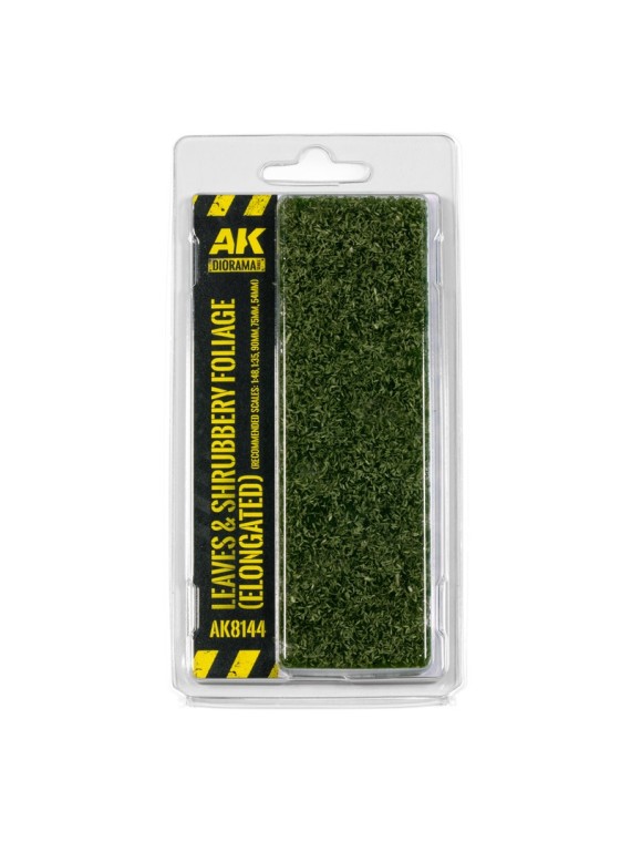 Hojas y Follaje de Arbustos Alargados (AK8144)