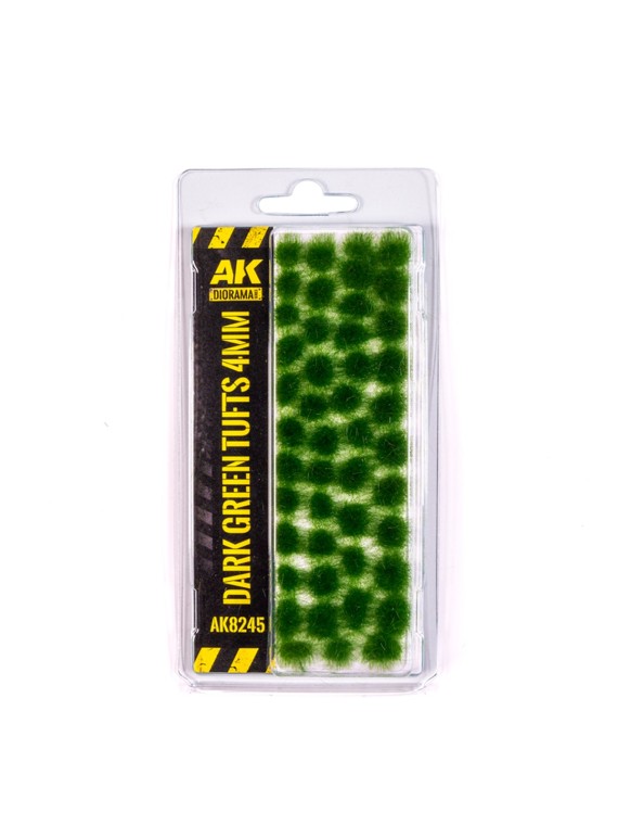 Matojo/ Maleza/ Matas Verde Oscuro 4mm (AK8245)