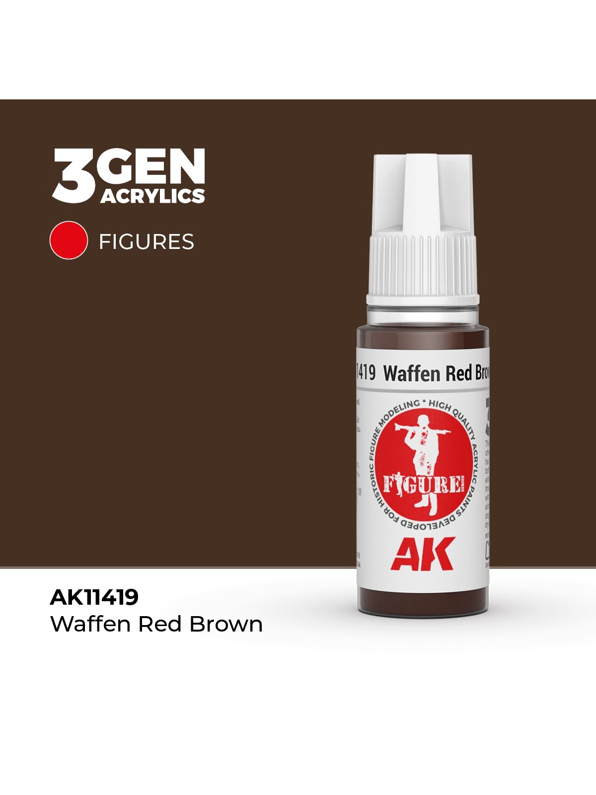 Marrón Rojizo Waffen: Figuras (AK11419)