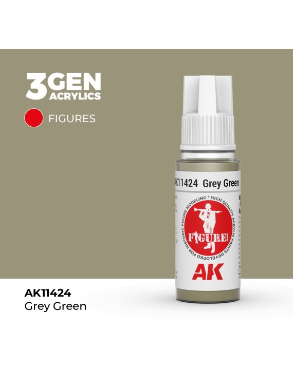 Verde Grisáceo: Figuras (AK11424)
