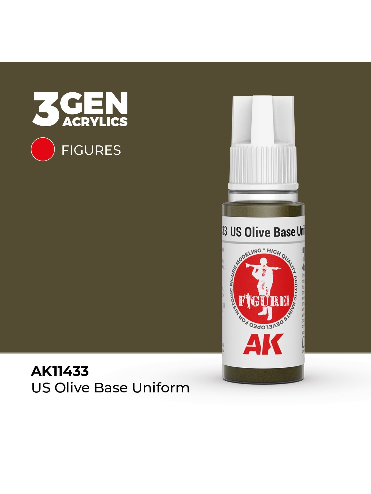 Uniforme Base Olive de EE.UU. : Figuras (AK11433)