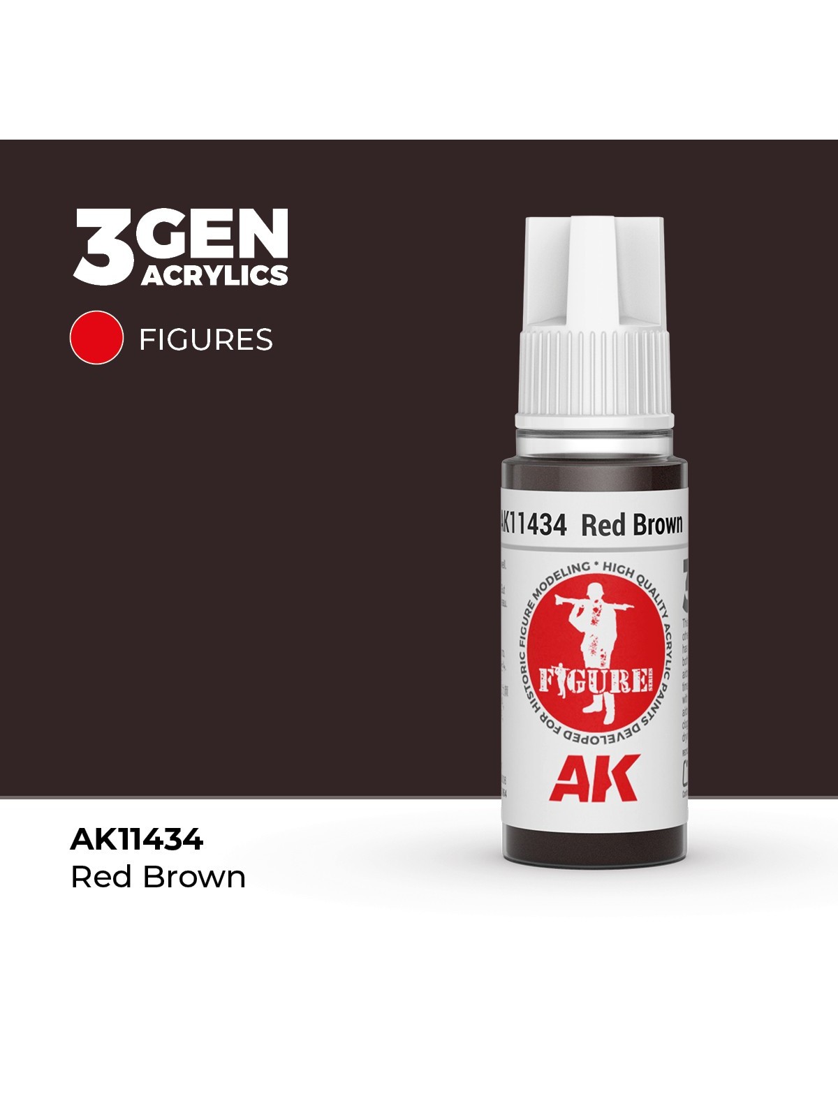 Marrón Rojo: Figuras (AK11434)