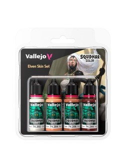 Elven Skin Set Squidmar Color Vallejo 18 ml Set de 4 (74304)