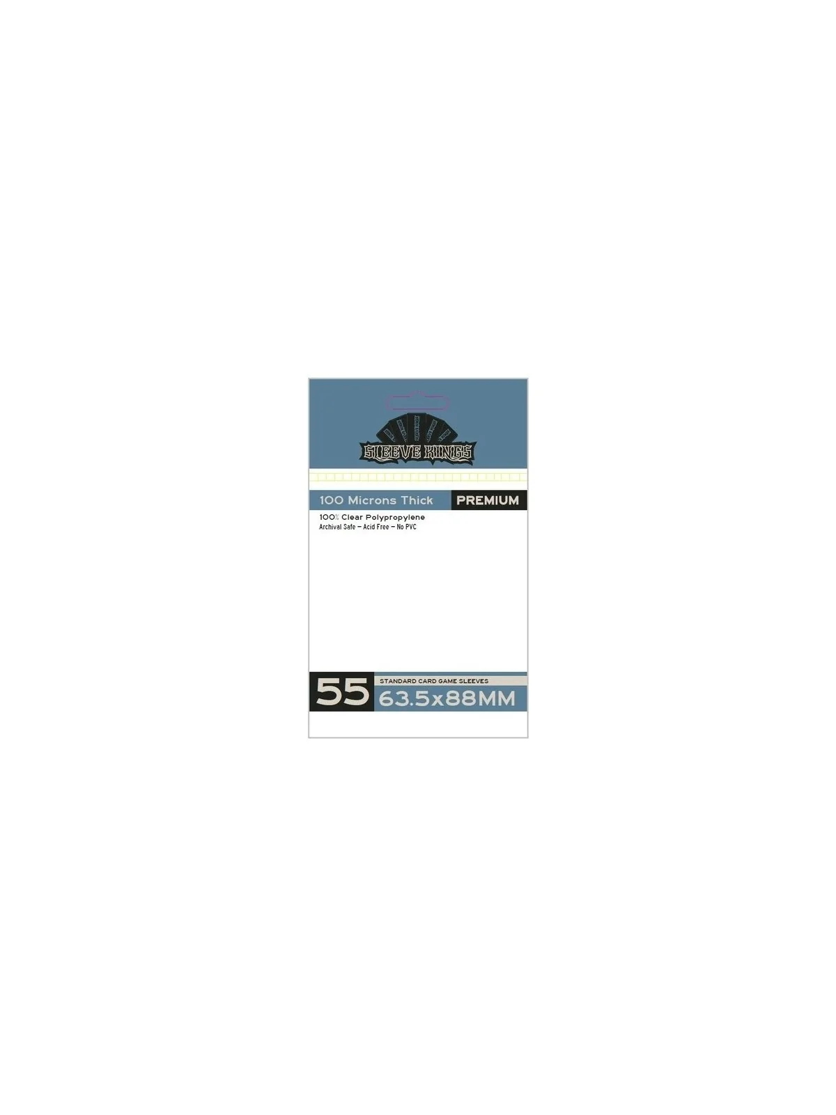 Comprar [9905] Sleeve Kings Standard Card Game Sleeves 100 Microns (Pa
