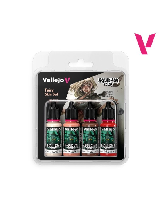Fairy Skin Set Squidmar Color Vallejo 18 ml Set de 4 (74306)