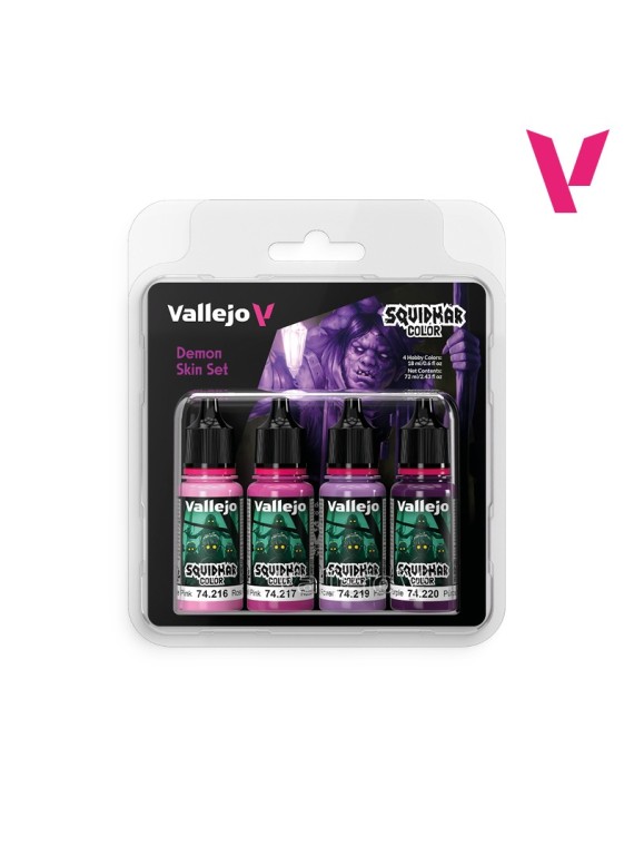 Demon Skin Set Squidmar Color Vallejo 18 ml Set de 4 (74308)
