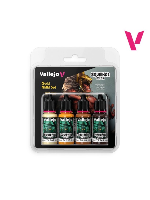 Gold NMM Set Squidmar Color Vallejo 18 ml Set de 4 (74310)