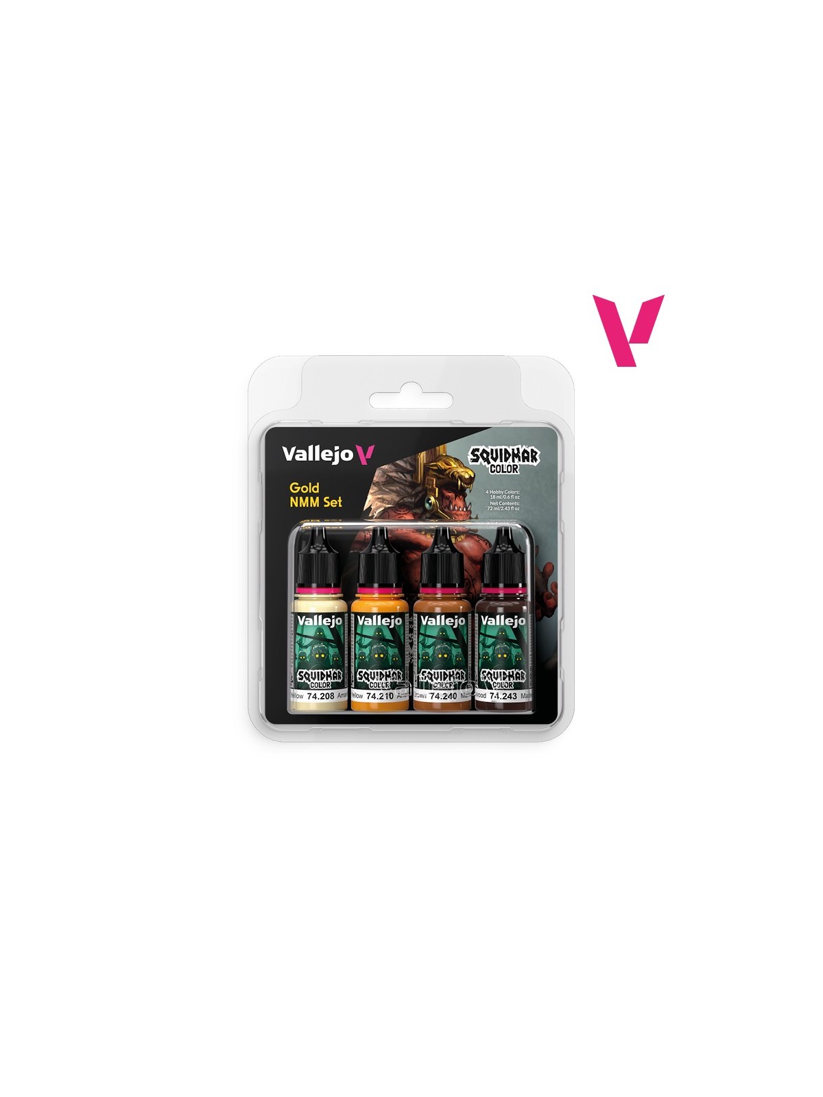 Gold NMM Set Squidmar Color Vallejo 18 ml Set de 4 (74310)