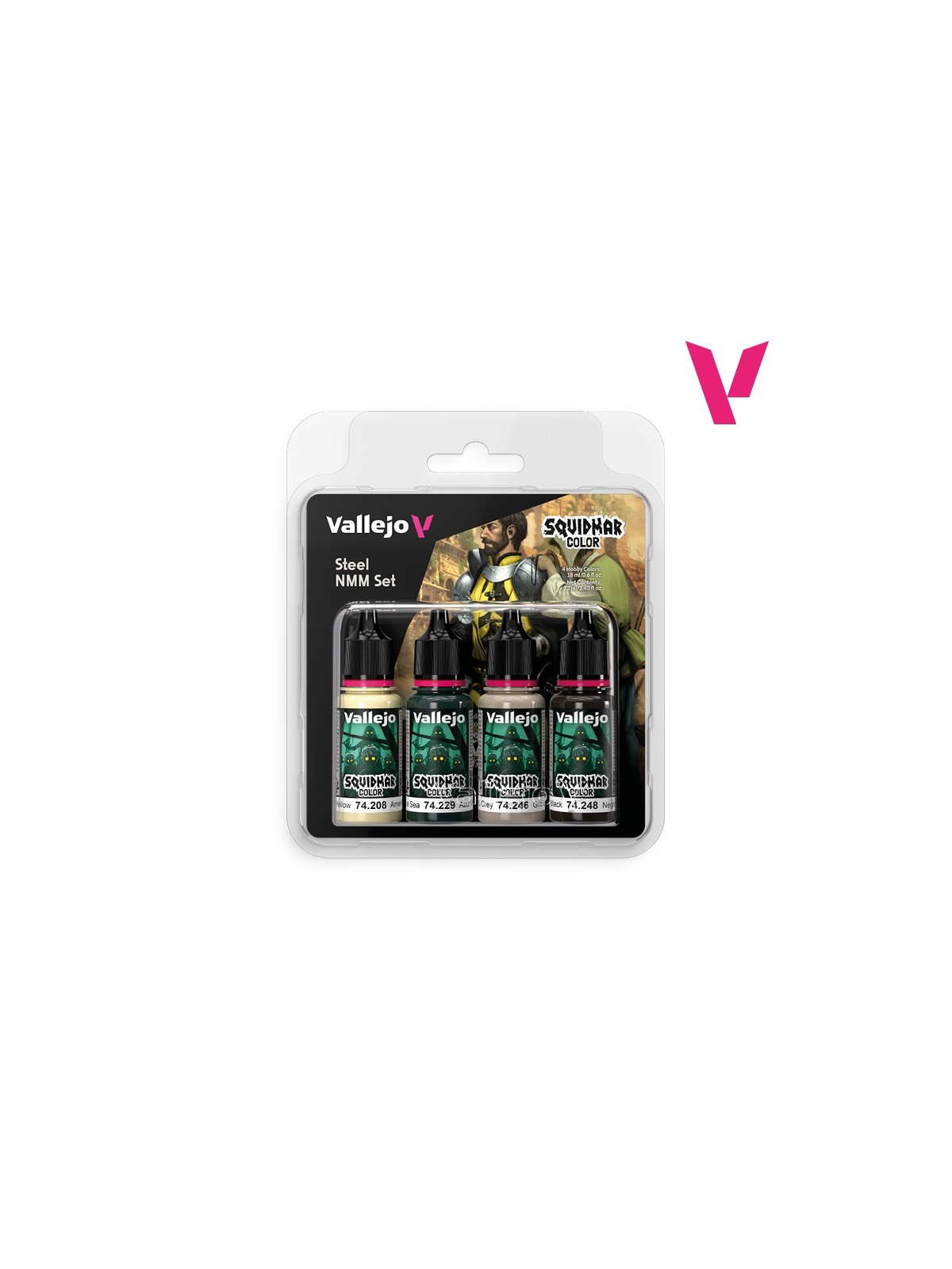 Steel NMM Set Squidmar Color Vallejo 18 ml Set de 4 (74311)