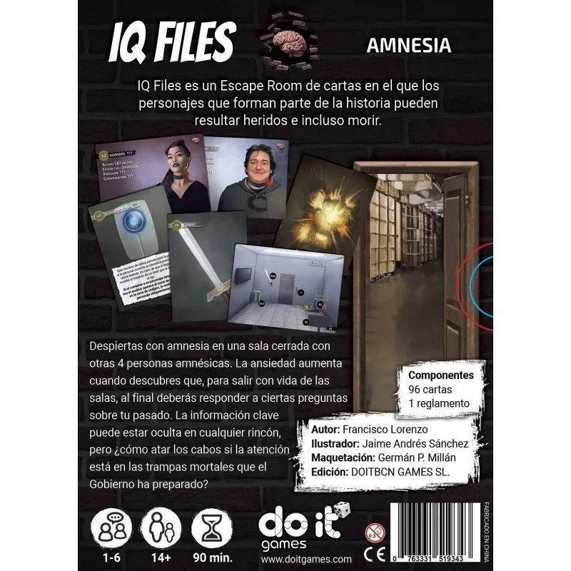 Comprar IQ Files - Amnesia barato al mejor precio 10,76 € de Do It Gam