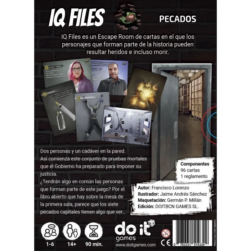 Comprar IQ Files - Pecados barato al mejor precio 10,76 € de Do It Gam