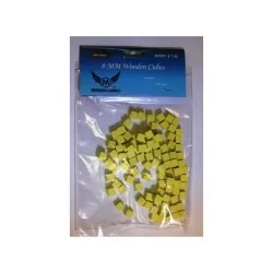 Compra Juego de 100 Cubos de Madera - 8mm - Amarillo de Mayday al mejo