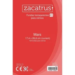 Compra Fundas Zacatrus Mars (Comic: 174 mm X 266 mm) (100 uds) de Zaca