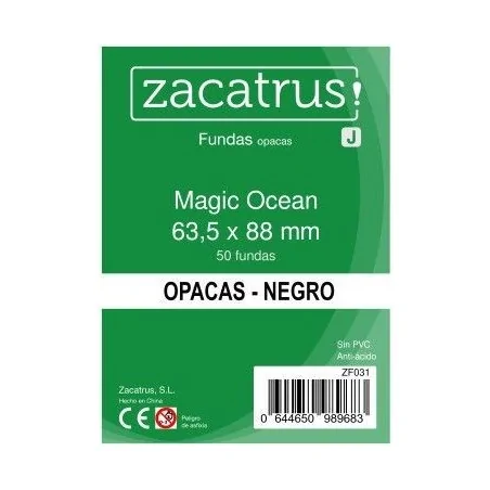 Comprar Fundas Zacatrus Magic Ocean (Standard: 63,5 mm x 88 mm) Negro 