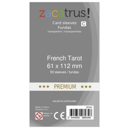 Comprar Fundas Zacatrus French Tarot premium (61x112mm) (50) barato al